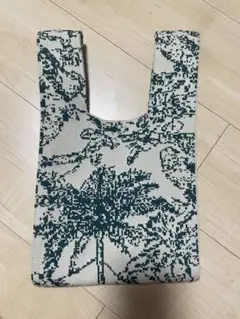 植物柄ハンドバッグ