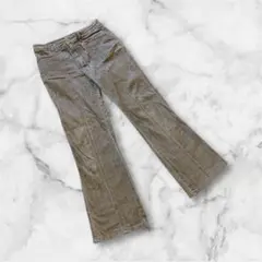 CONRON ボトムス　デニムパンツ　グレー　フリー　綿
