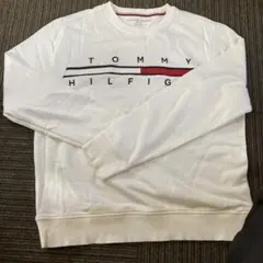 TOMMY HILFIGER ホワイトトレーナー XL