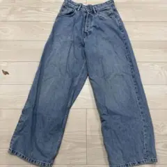 ZARA バギーデニム　フィット　Sサイズ　ブルー