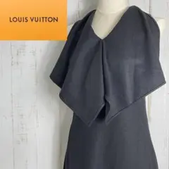 【美品】LOUIS VUITTON ルイヴィトン ロング ワンピース 黒