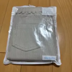 GU ジーユーレギンスサマナルパンツ7分丈ベージュ100リブ
