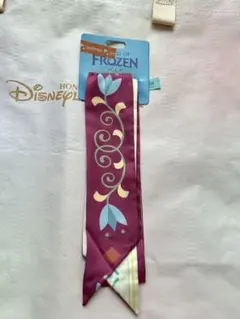 香港ディズニー アナ雪 リボン 赤 日本未発売 新品 アナと雪の女王 アナ
