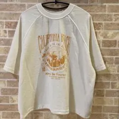 レディースTシャツタオル生地オーバーサイズ
