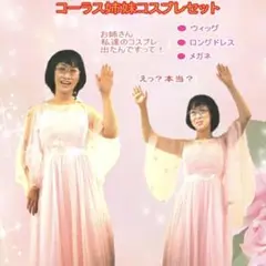 阿佐ヶ谷姉妹風 ワンピース 2枚セット ピンク　チュールスカート 2025年最新】阿佐ヶ谷姉妹衣装の人気アイテム - メルカリ