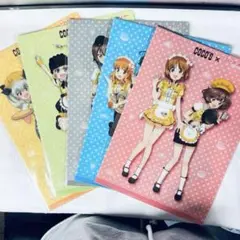 【未開封】ガルパン ココスコラボクリアファイル 全5種類セット売り 暗所保管