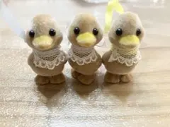 【希少】シルバニアファミリー アヒルの赤ちゃん 3体 初期 廃盤 レトロ