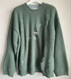 dairiku layered damage knit 20AW