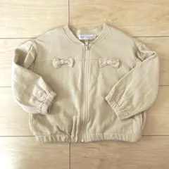 ever closet フードなし　パーカー　リボン　ジャケット100センチ