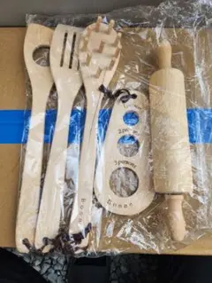 〈匿名発送〉木製調理器具セット カントリー ままごと