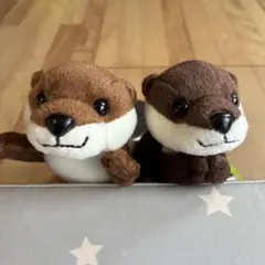 No.585 あるまど NEWカワウソくんぬいぐるみ 2匹セット