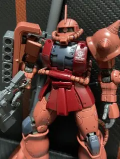 No82 HG シャア専用ザクⅡ オリジン 墨入れ ガンプラ