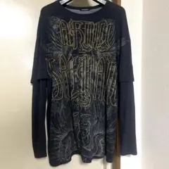 BALMAIN グラフィック長袖カットソー
