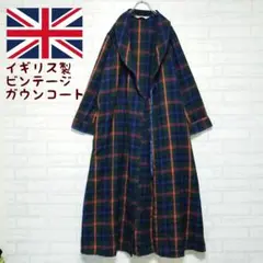 《イギリス》マークス&スペンサー ネルガウンコート チェスターコート ビンテージ