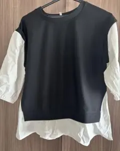 GU 子ども服 ブラック Tシャツ 半袖Tシャツ