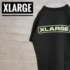 エクストララージXLARGE　ビッグロゴ古着ポケット付きTシャツ黒M