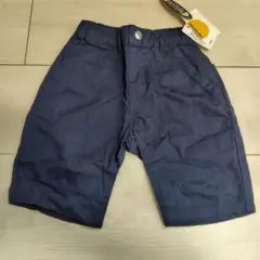 新品☆ムージョンジョンwネイビー ハーフパンツ 90cm