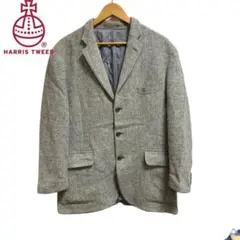 HARRIS TWEED ジェイプレス　グレー テーラードジャケット