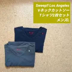 Sweep!! Los Angeles VネックカットソーTシャツ2枚セット L