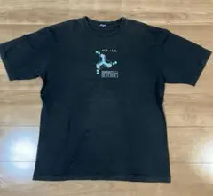 90s OLD UNIQLO 半袖Tシャツ XL 黒 ロゴ ヴィンテージ