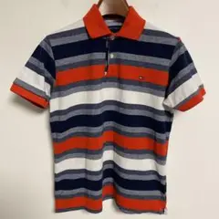 TOMMY HILFIGER ポロシャツ ボーダー XL（L相当）