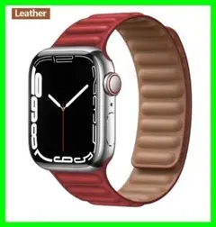 Apple Watch バンド アップルウォッチ マグネット レザー調 RE