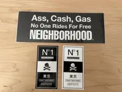 NEIGHBORHOOD ステッカー3枚　②