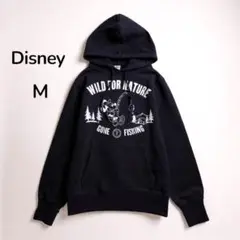【Disney】ミッキー パーカー トレーナー M デプスコラボ フード付き