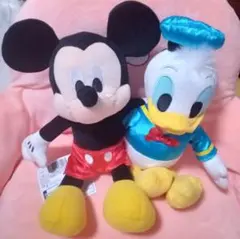 Disney　ミッキー＆ドナルドペアぬいぐるみ