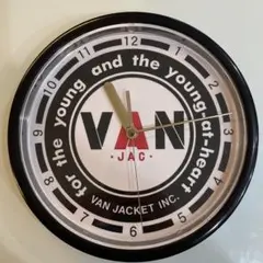 VAN JAC 掛時計　ヴァンヂャケット　丸VAN IV 向かい獅子　Kent VAN JAC 掛時計 ヴァンヂャケット 丸VAN IV 向かい獅子 Kent