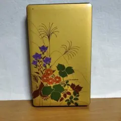 小物入れ　はがき 入れ　和柄　秋草　プラスティック製