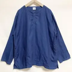 サイズ3！orslow インディゴリネンプルオーバーシャツ