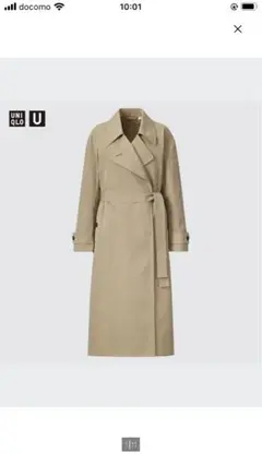 UNIQLO uベージュ トレンチコート