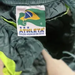 ATHLETA ピステパンツ S ダークグリーン/イエロー