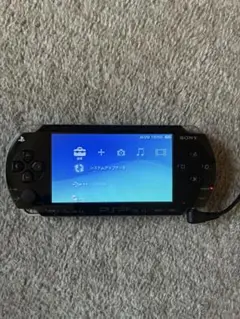 PSP本体 黒色 充電器とゲームディスク付き
