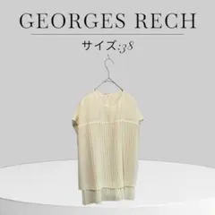 美品 GEORGES RECH オフィスカジュアル プリーツ サイズ 38