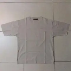 グリーンレーベルリラクシング 胸ポケット付き グレー Tシャツ