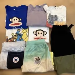 【182】子ども服 半袖半ズボンセット まとめ売り 100cm 110cm
