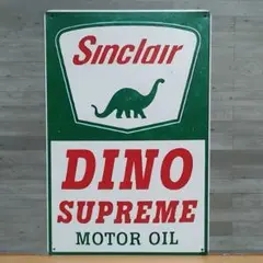 Sinclair DINO レトロ風 ブリキ看板 OK1950