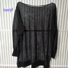 新品hwyl シアープルオーバー