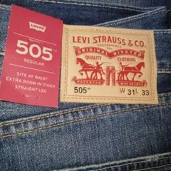 Levi's 505 ストレートデニム W31 L33