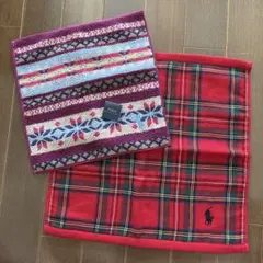 未使用RALPH LAUREN タオルハンカチ&ウォッシュタオル　ラルフローレン