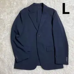 ✨2024モデル・極美品✨ユニクロ　UNIQLO 感動ジャケット　ネイビー　L