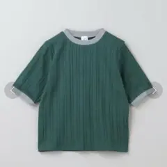 ROKU 6 RNDM RIB TEE ランダムリブ カットソー Tシャツ 半袖