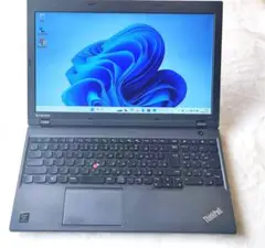 送料込み ThinkPad 15.6 i5-2.6G 8GB SSD Win11