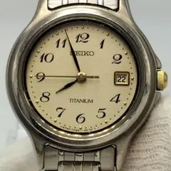 【動作品】SEIKO セイコー 腕時計 レディース ラウンドケース 日付