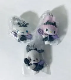 いたずらこあくまスイングガチャ　シナモン、マイメロ、ポチャッコ