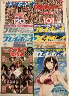 週刊プレイボーイ　グラドルDVD付き・グラビア傑作選　全9冊セット売り