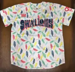 ヤクルトスワローズ SWALLOWS ユニフォーム 羽根模様