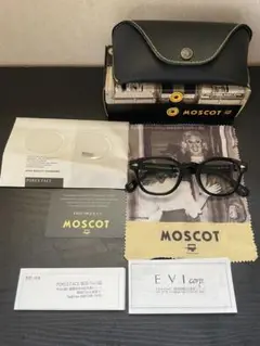 [超美品]MOSCOT LEMTOSH メガネ COL.BLACK 46